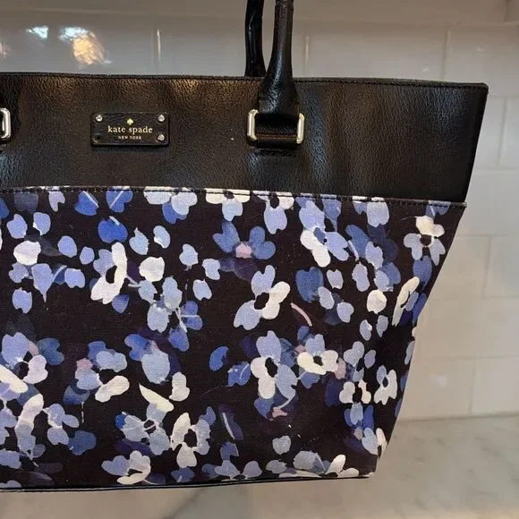 Kate Spade Bag Purse Handbag Floral Grove Street Margareta Tote Pocketbook - Picture 3 of 16